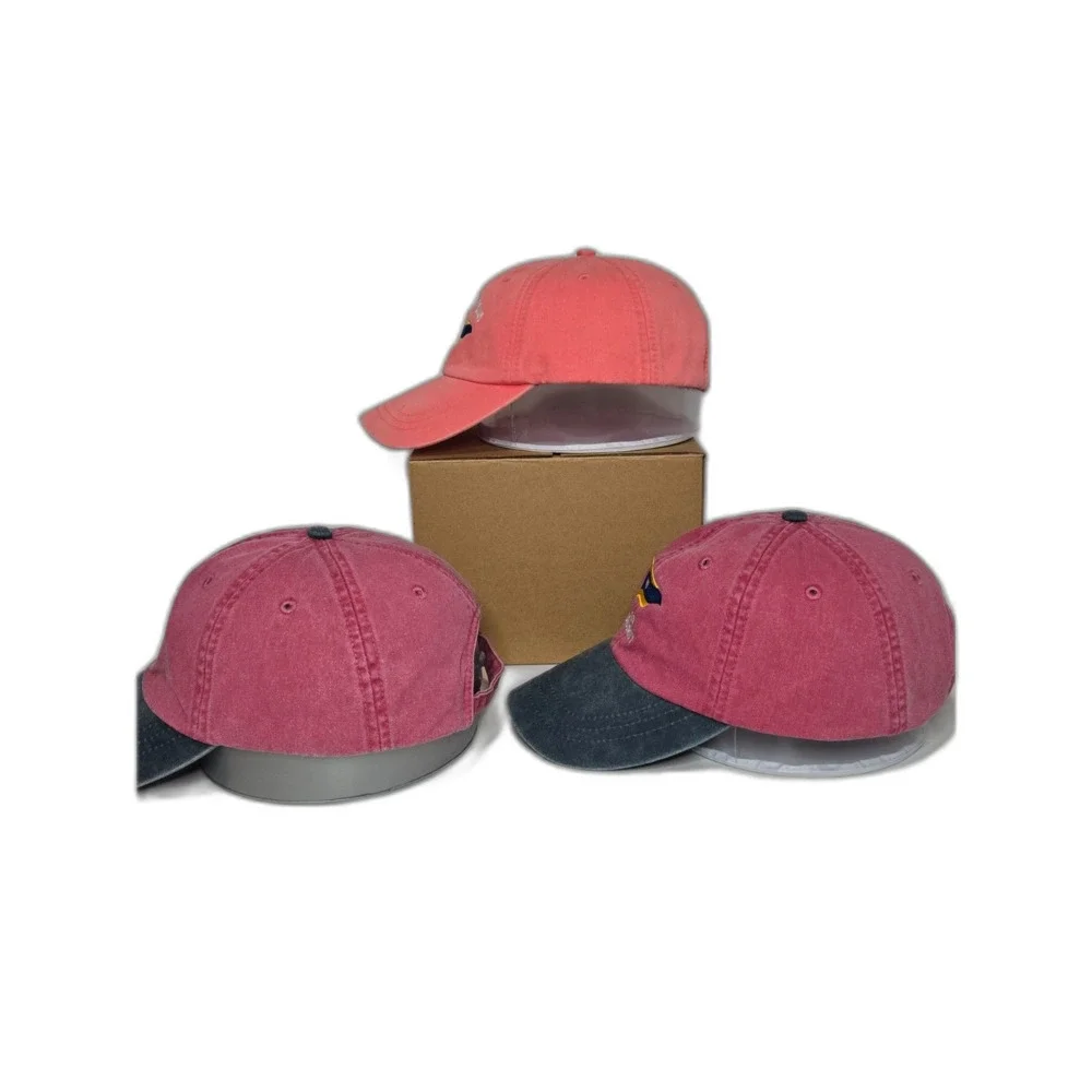 Westerly Yacht Club Dad Hat Bundle | Adams WPS | Pink Maroon | 3 Strapback Caps - Picture 4 of 12